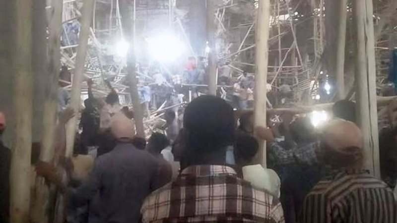 مصرع 36 شخصًا بانهيار