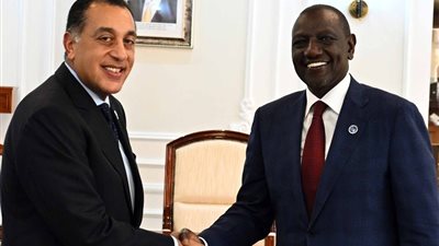 رئيس كينيا يعرب عن تقديره للرئيس السيسي وجهود مصربوقف إطلاق النار بغزة
