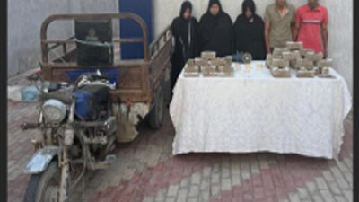 بينهم 3 سيدات ..عصابة الخمسة أشعلت النار فى الشقة بعد سرقتها