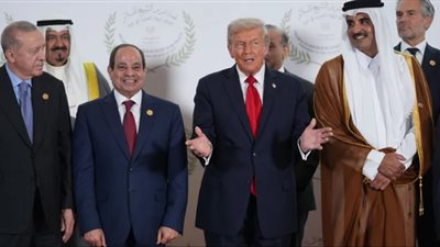 أمير قطر: سعداء بنتائج قمة شرم الشيخ الإيجابية