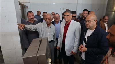 محافظ الجيزة يتفقد مصنع الجود لإنتاج وتعبئة التمور وزيت الزيتون
