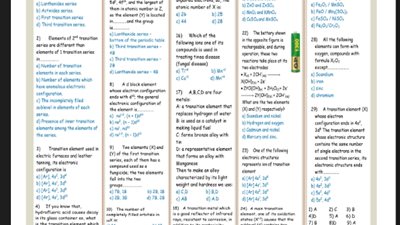لطلاب علمي.. مراجعة هامة في ال chemistry للثانوية العامة