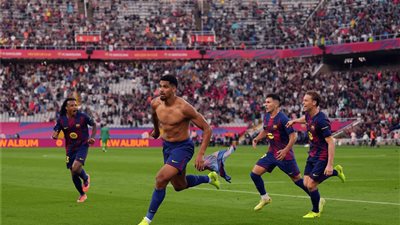 برشلونة يهزم جيرونا في الوقت القاتل ويتصدر الدوري الإسباني مؤقتًا