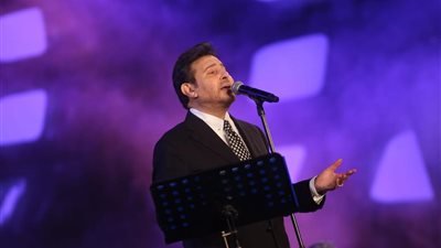 هانى شاكر يجمع جمهور الوطن العربى بحفل مهرجان الموسيقى العربية