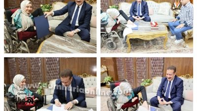 أبو ليمون يحقق أمنية ندى علام ويوفر لها فرصة عمل دعمًا لذوي الهمم