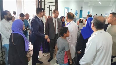وكيل صحة البحيرة يتفقد مستشفى ايتاي البارود المركزي