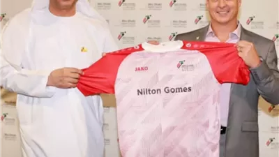 نادى أبو ظبي لألعاب القوى يستقبل رئيس المجلس الدولي للرياضة العسكرية