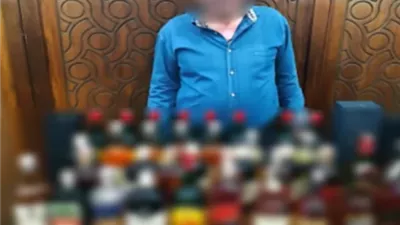 ضبط عامل لبيعه مشروبات كحولية مغشوشة ومجهولة المصدر بالإسكندرية