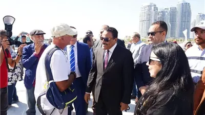محافظ مطروح يشهد ختام مهرجان سمبوزيوم مصر الدولي للنحت بالعلمين