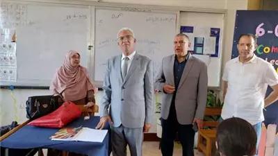 مدير تعليم الإسماعيلية يتفقد مدارس إدارة شمال