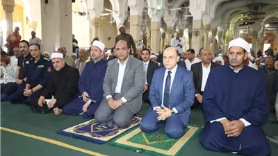 محافظ كفر الشيخ يشارك أبناء المحافظة الاحتفال بمولد العارف بالله