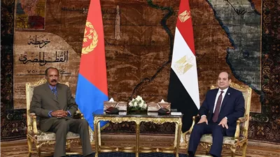 الرئيس السيسي يستقبل أسياس أفورقي رئيس دولة إريتريا