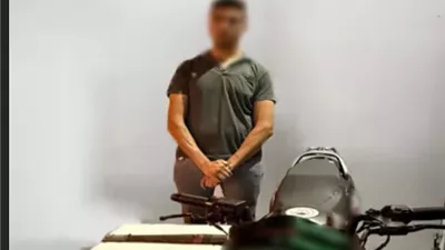 ضبط سائق دراجة نارية تعدى على أخر بالضرب لخلاف حول أولوية المرور
