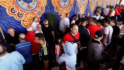 توافد كبير من أعضاء الأهلي لاختيار مجلس ادارة جديد
