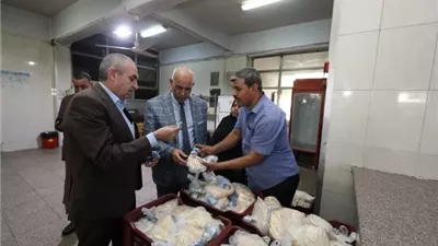 إسماعيل إسماعيل يتفقد مطعم المدن الجامعية للاطمئنان على الجودة