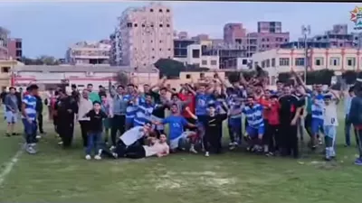 السنبلاوين سعيده بالفوز الغالى على كفر البطيخ
