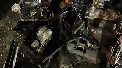 تصادم سيارة ملاكي بأخرى بطريق الكورنيش فى الإسكندرية
