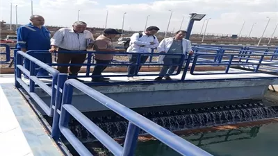 صحة البيئة تتابع مياه الشرب المرشحة والجوفية بايتاى البارود