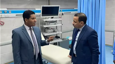 وكيل صحة الأقصر ورئيس مدينة البياضية يتابعان سير أعمال المنشأت الصحية