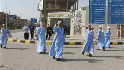 عروض فنية بقنا الجديدة لمهرجان قنا للفنون والتراث