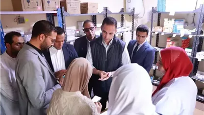 نائب وزير الصحة يتفقد مستشفى الحمام المركزي بمطروح