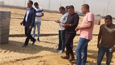 بيان من رئيس جهاز حدائق العاشر عن تنفيذ أحدث الطرق بالمدينة.. صور
