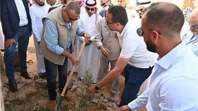 محافظ جنوب سيناء يتفقد مشروعات التنمية الزراعية البيئية في نويبع