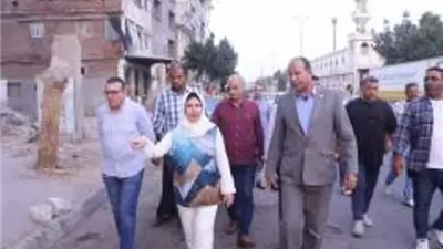 نائب محافظ دمياط يزورالسنانية ويحوّل رئيس القرية للتحقيق لتدني النظافة