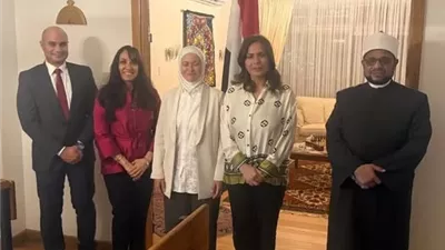 سفيرة مصر في ناميبيا تستقبل أمين البحوث الإسلامية لتعزيز التعاون