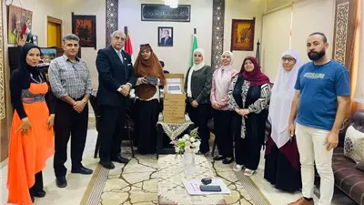 تعليم القليوبية يكريم الطالبة بسملة الفائزة بمسابقة تحدي القراءة