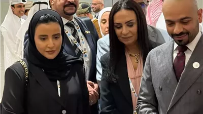 وزيرة التضامن تفتتح المعرض العربي للأسر المنتجة بالدوحة
