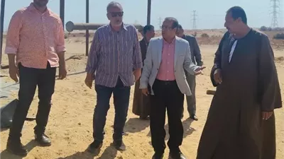 عبدالبديع يعلن عن أحدث المشروعات الحيوية فى مدينة الفشن الجديدة.. صور