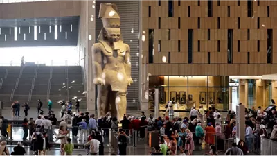 إقبال غير مسبوق علي المتحف المصري الكبير