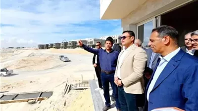 وزير الإسكان يتفقد مشروعي M8 by the lake وبوغاز توصيل المياه لبحيرة نيو مارينا