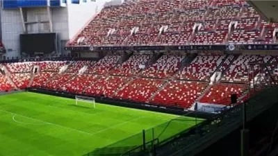 الأهلي ينشر صوراً من ملعب مبارة الزمالك فى نهائي السوبر المصري غدا