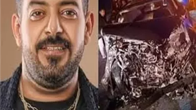 الفيديو الاول لحظة حادث الفنان إسماعيل الليثي