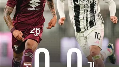 التعادل السلبي يحسم مباراة يوفنتوس ضد تورينو في الدوري الإيطالي