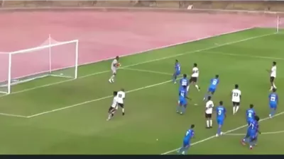 لاڤينا فاز على المنصوره بملعبها بهدف چونيور