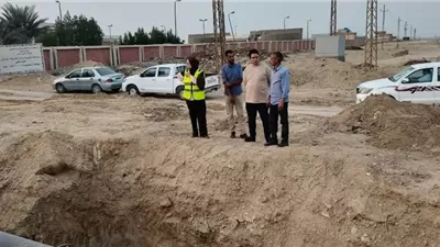 متابعة التخلص من المياه المعالجة بمحطة كوم أبو راضي بمركز الواسطى
