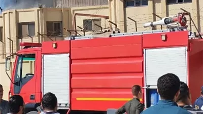 النيابة تحقق فى حريق مخزن لمصنع نسيج بالعامرية غرب الاسكندرية
