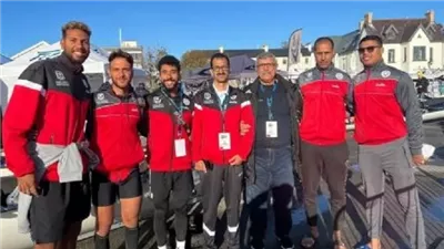 منتخب مصر يحصد فضية بطولة العالم للتجديف الشاطئي بأنطاليا