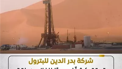 البترول: اكتشاف جديد في منطقة بدر–15 بالصحراء الغربية