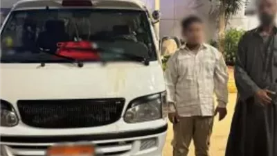 ضبط طفل يقود سيارة ميكروباص بالقليوبية