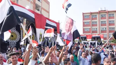اقبال كبيرفى الاسكندرية على التصويت