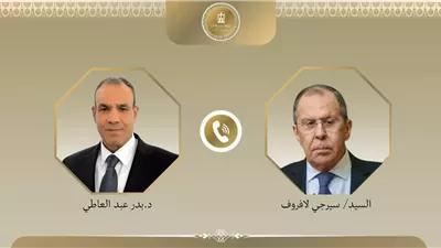 وزير الخارجية ونظيره الروسي يبحثان ترتيبات المؤتمر الوزاري الروسي–الأفريقي