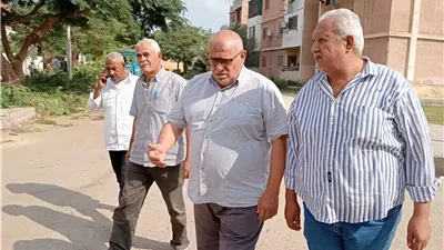 الصالحية تتجمل .. رئيس الجهاز يتابع أعمال الزراعة والتجميل .. صور