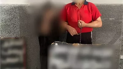 ضبط أب استغل نجله من ذوى الهمم فى ألتسول واستجداء المارة