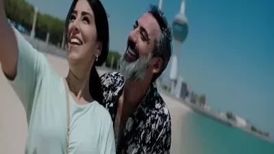 آيتن عامر محبوسة داخل أسانسير فى مسلسل 
