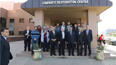 حسين فهمى يشيد بجهود مدينة الإنتاج الإعلامى فى ترميم كنوز السينما