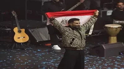 أحمد سعد يرفع علم مصر ويتألق في حفل كامل العدد بلندن